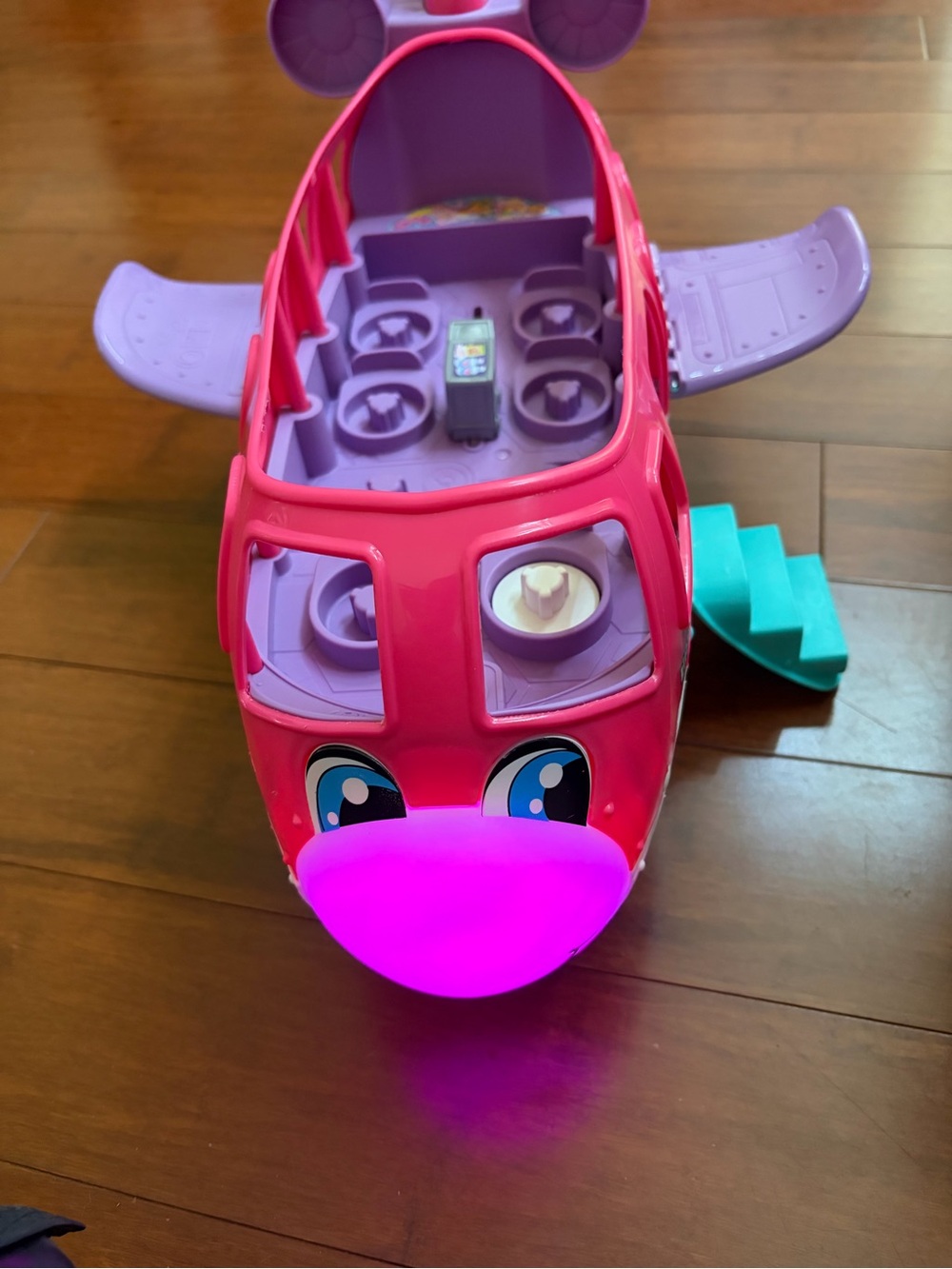 Barbie little people plane no figurines 
Actually works!